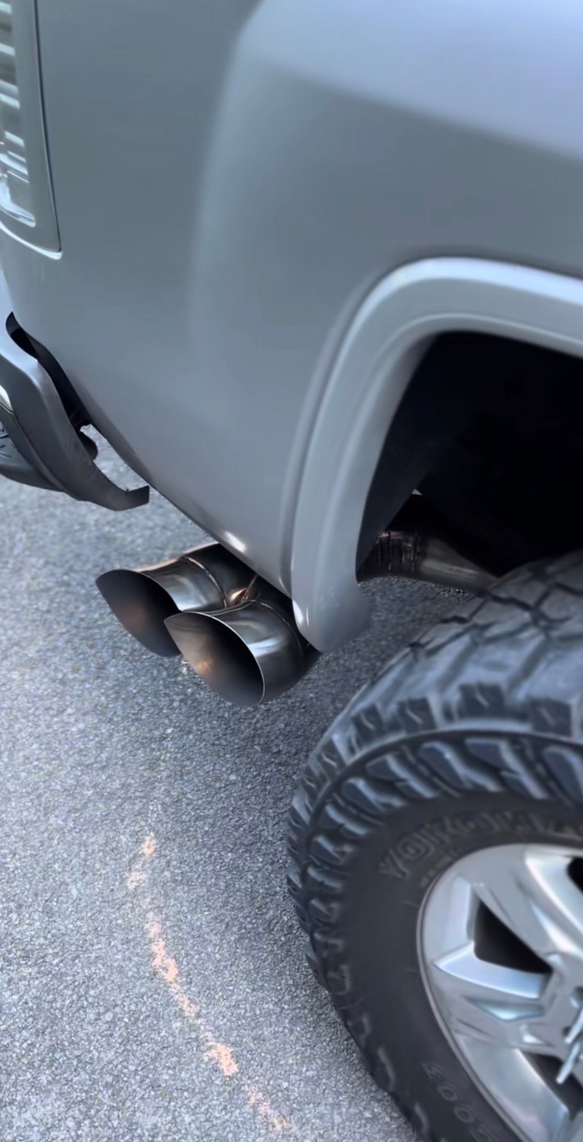 Dual 6” Tear Drop Exhaust Tip
