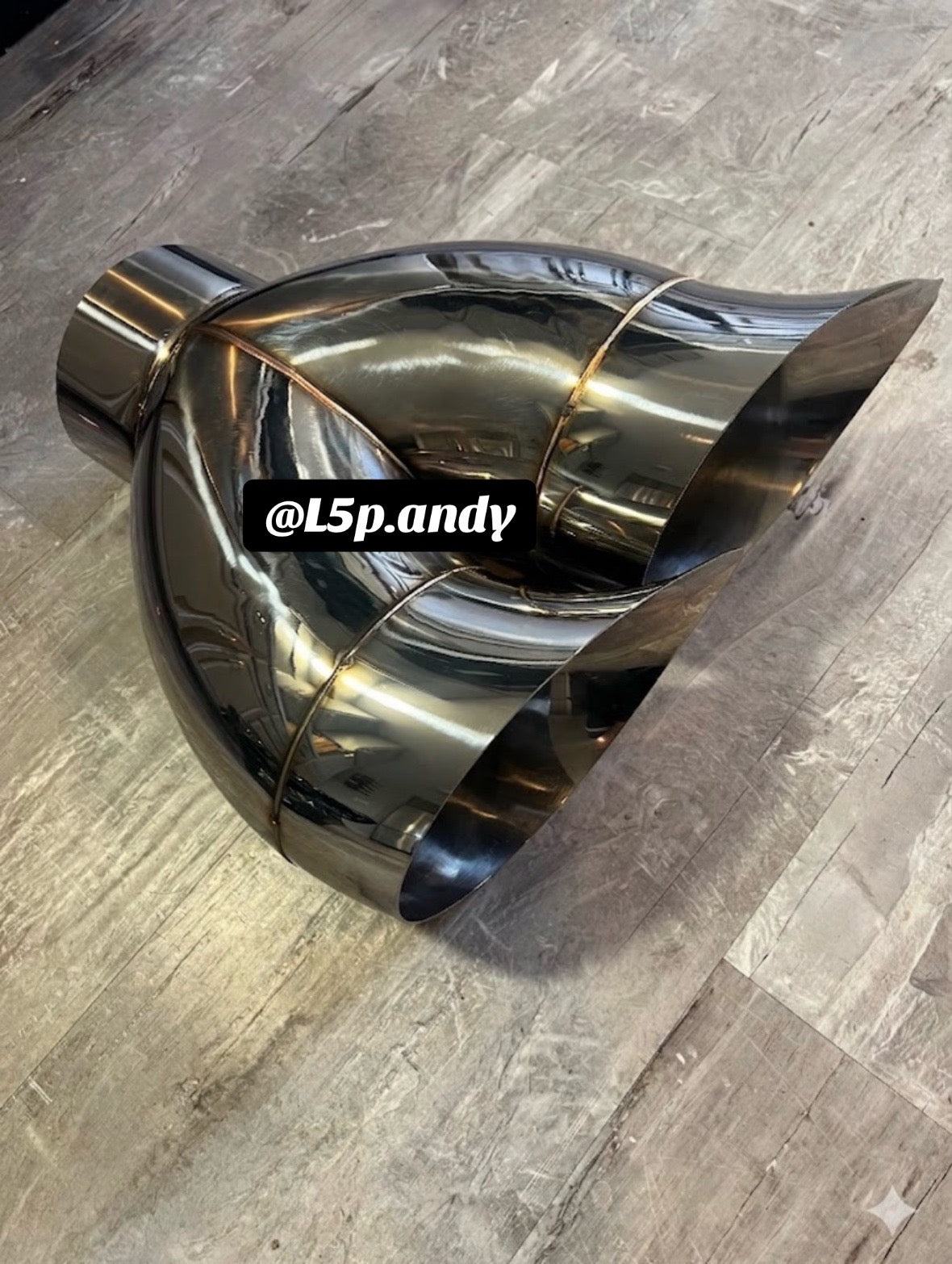 Dual 6” Tear Drop Exhaust Tip